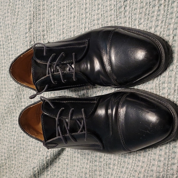 Mens Black Dress Shoes - Picture 1 of 4
